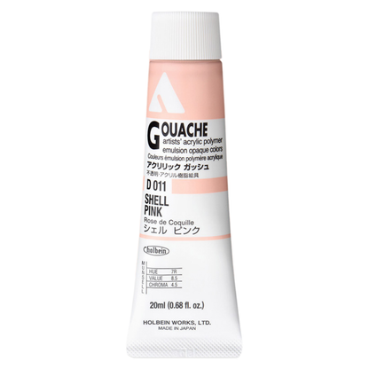 Holbein Acrylic Gouache 20ml Series A 11 Shell Pink