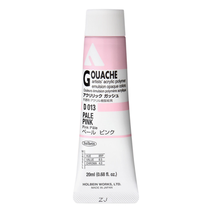 Holbein Acrylic Gouache 20ml Series A 13 Pale Pink