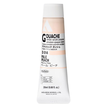Holbein Acrylic Gouache 20ml Series A 14 Pale Peach