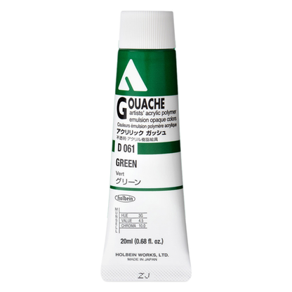 Holbein Acrylic Gouache 20ml Series A 61 Green