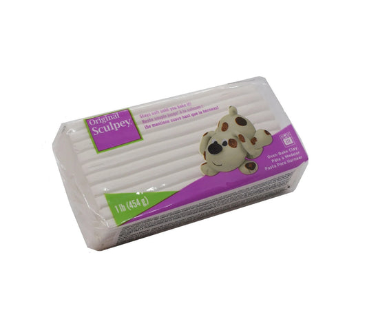 SCULPEY Original Polymer Clay 454g / 1lb - White Default Title