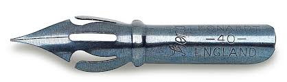 Leonardt Dip Nib - Shorthand 40 Blue DP40BL24