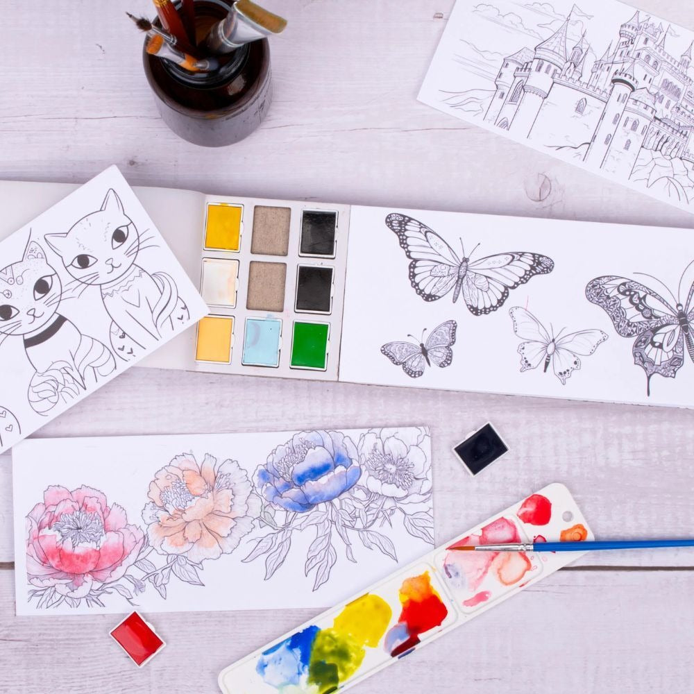 Jasart Watercolour Card Set 260 x 8mm - Design 1