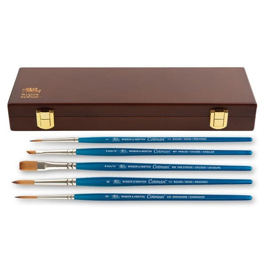 Winsor and Newton COTMAN Brush Heritage Wooden Box
