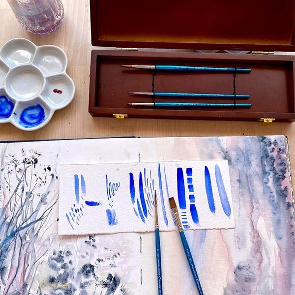 Winsor and Newton COTMAN Brush Heritage Wooden Box