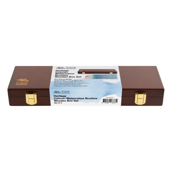 Winsor and Newton COTMAN Brush Heritage Wooden Box