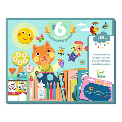 Djeco - The Cat and His Friends Multi Craft Kit