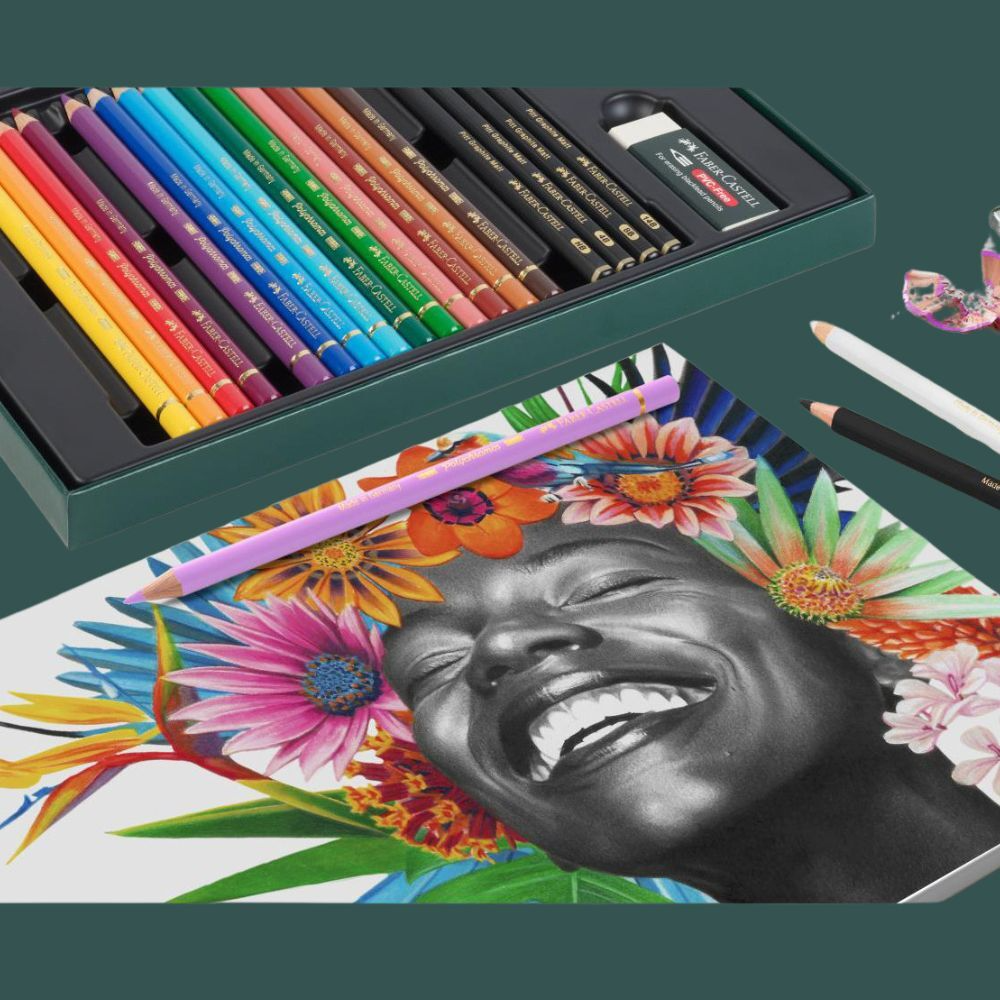Faber-Castell Polychromos + Pitt Graphite Matt Gift Set of 50