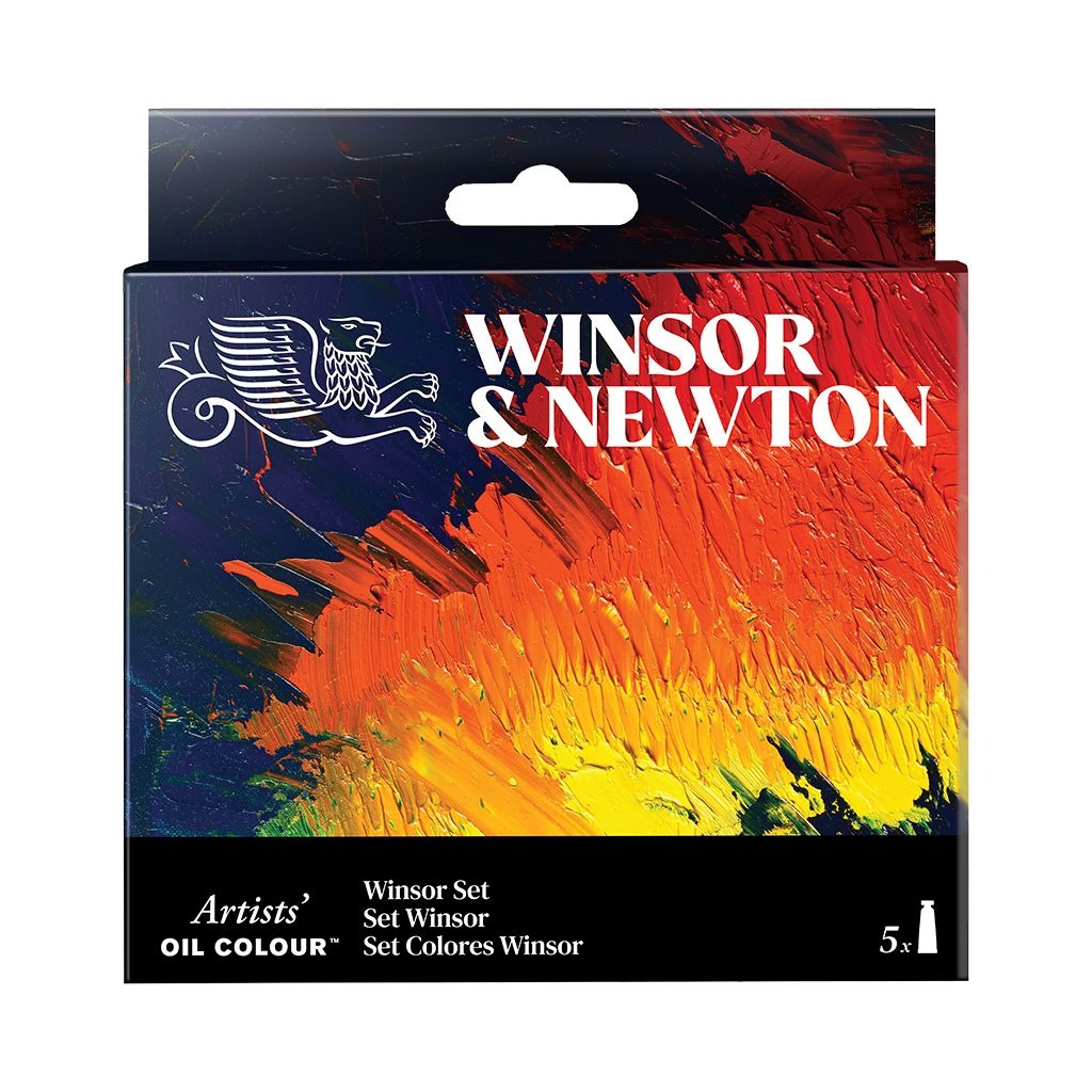 Winsor and Newton Artists Oil Colour Set 5x37ml