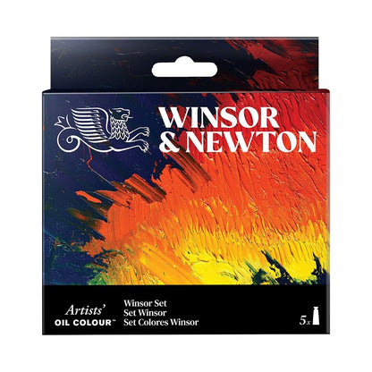 Winsor and Newton Artists Oil Colour Set 5x37ml
