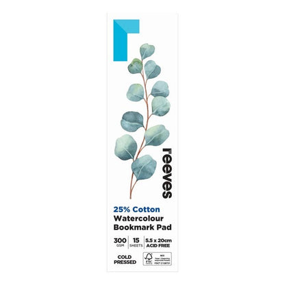 Reeves Watercolour Bookmark Pad 300gsm image 1