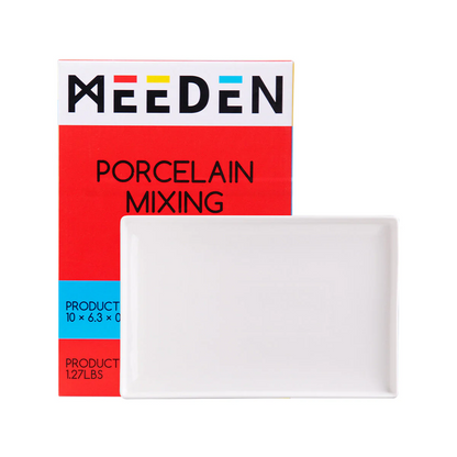 MEEDEN Porcelain Mixing Tray 10 x 6.3 inch Default Title