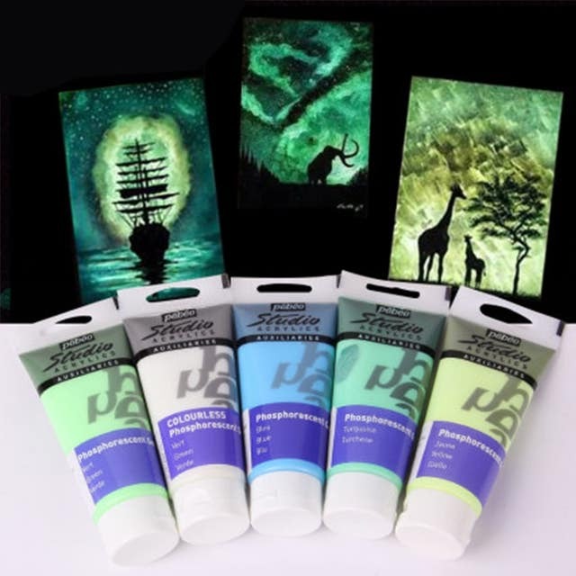 Pebeo Studio Acrylic Phosphorescent Gel 100ml