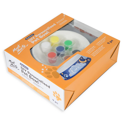 Mont Marte DIY Personalised Pet Bowl 9pc