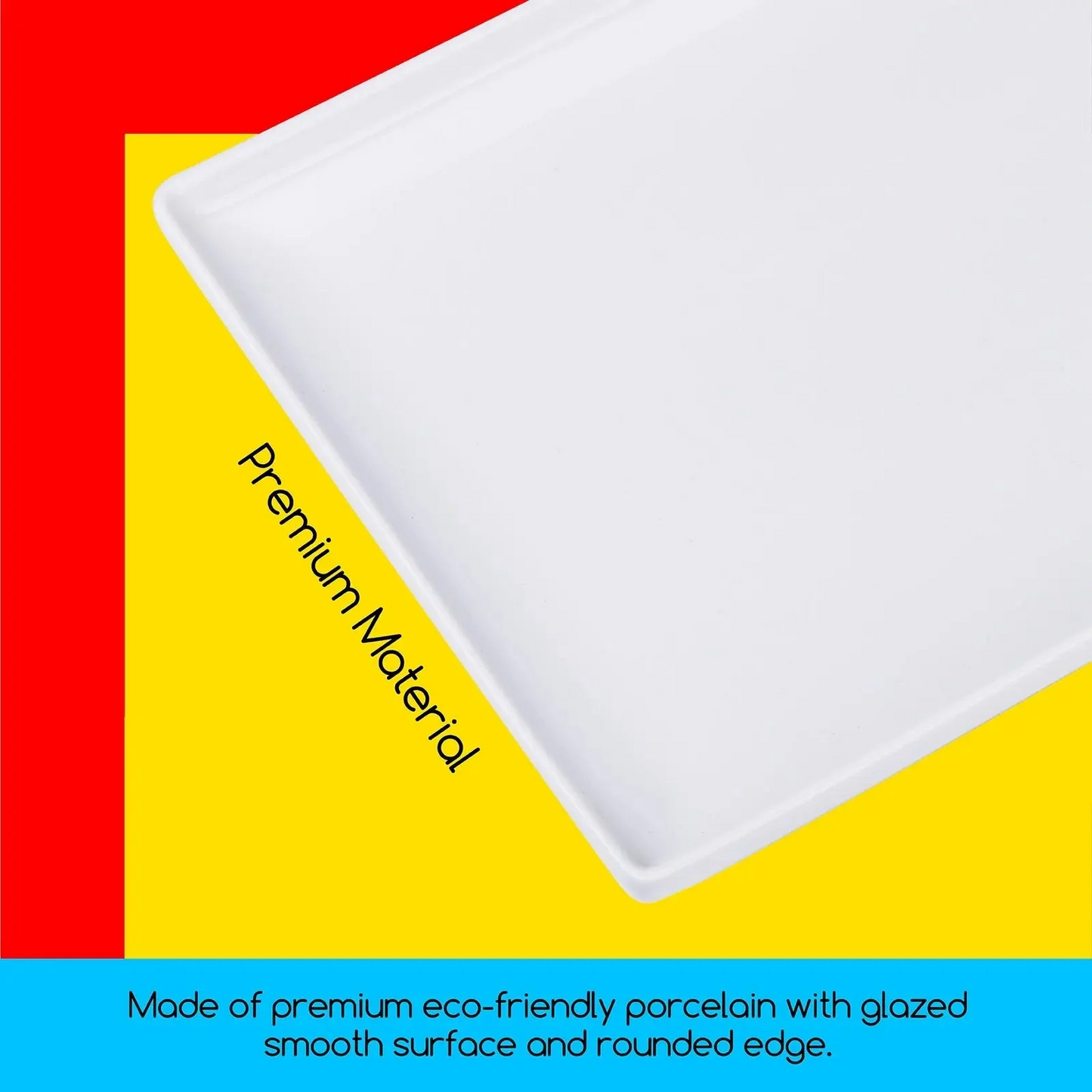 MEEDEN Porcelain Mixing Tray 10 x 6.3 inch