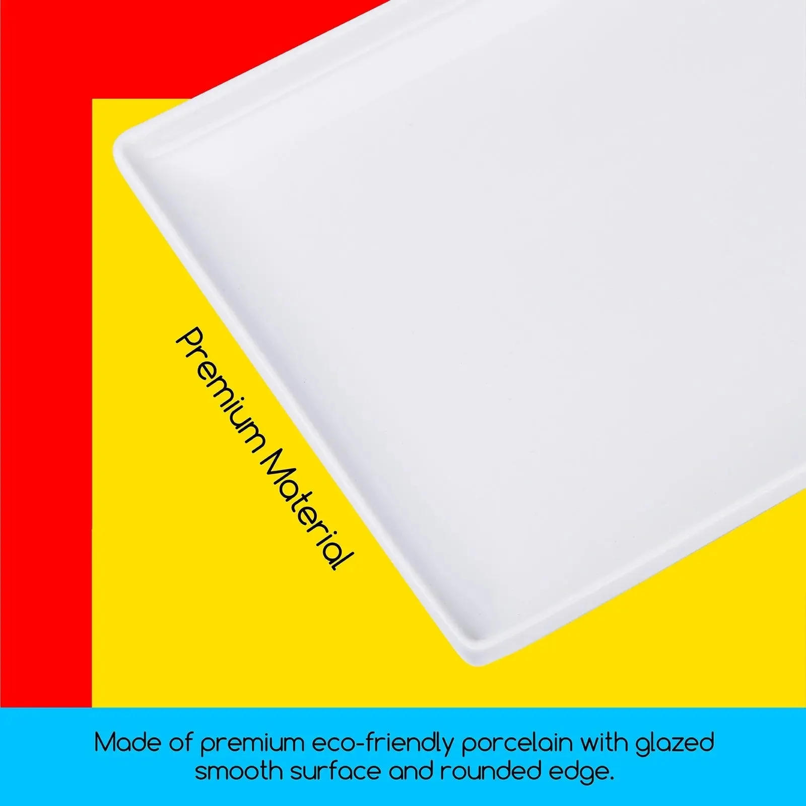 MEEDEN Porcelain Mixing Tray 10 x 6.3 inch