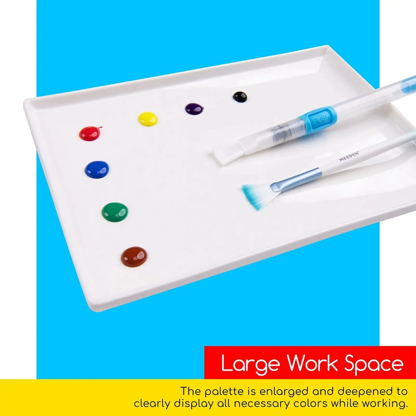 MEEDEN Porcelain Mixing Tray 10 x 6.3 inch