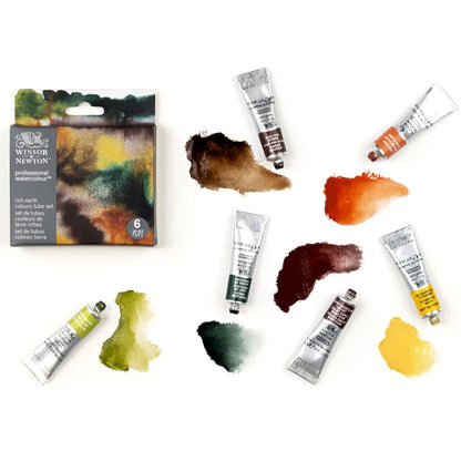 WN Prof. Watercolour Set 6x5ml Rich Earth