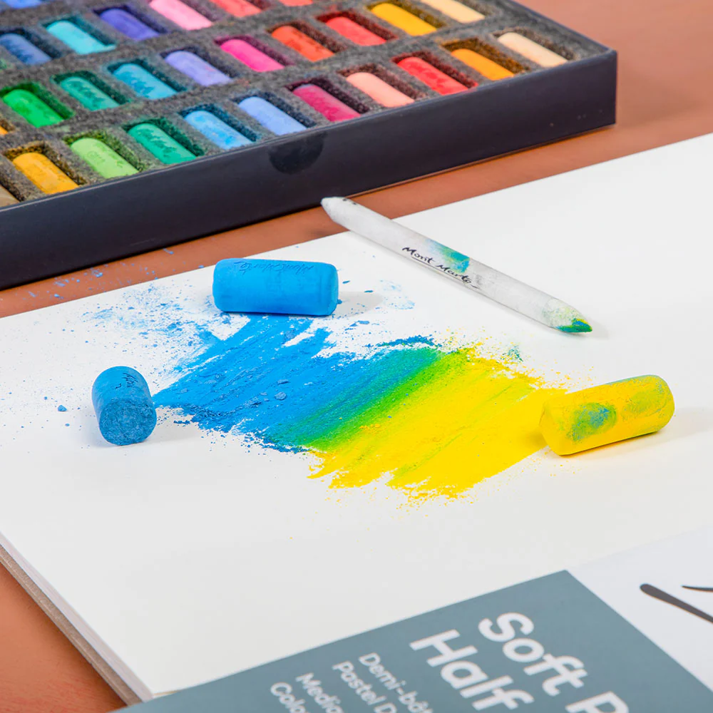 Mont Marte Soft Pastel Half Sticks 48pc