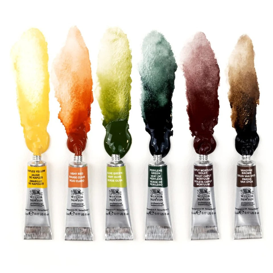 WN Prof. Watercolour Set 6x5ml Rich Earth
