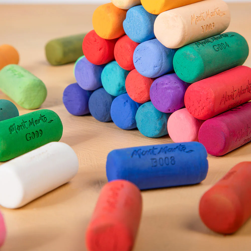 Mont Marte Soft Pastel Half Sticks 48pc