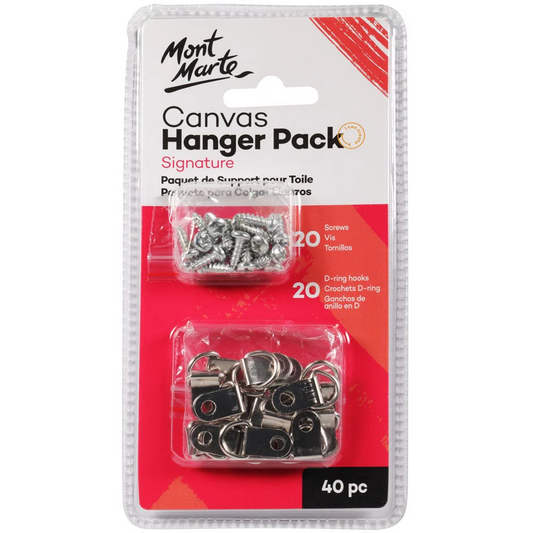 Mont Marte Canvas Hanger Pack Small 20pce