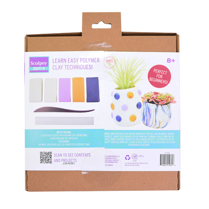 SCULPEY III Oven-Bake Clay Succulent Pots Kit 7pc image 4