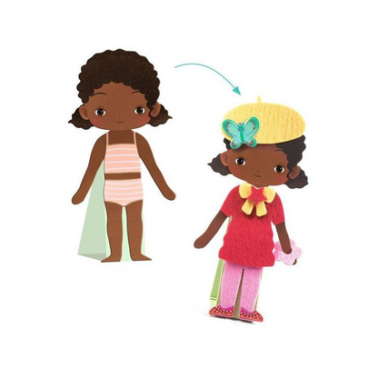 Djeco Felt Dress Up Collage Set