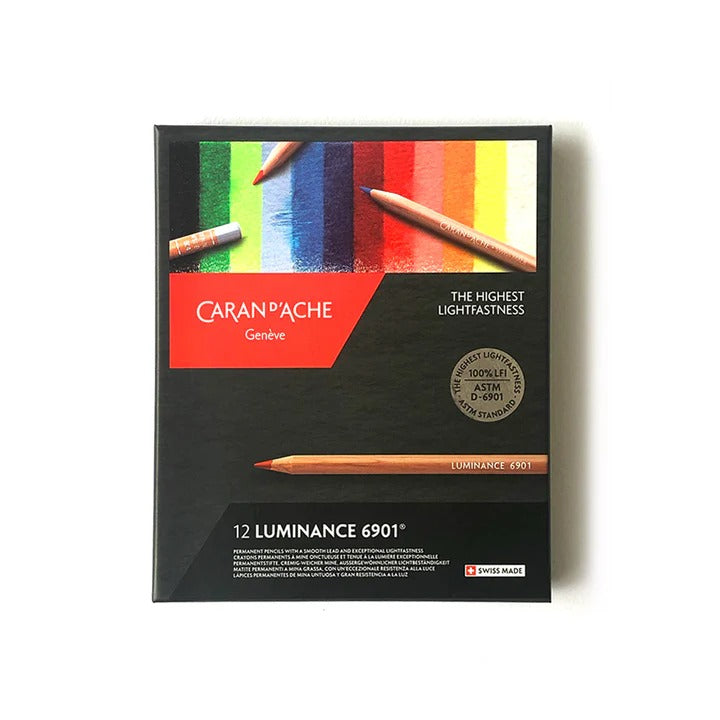 Caran DAche Luminance 6901 Coloured Pencil Box of 12