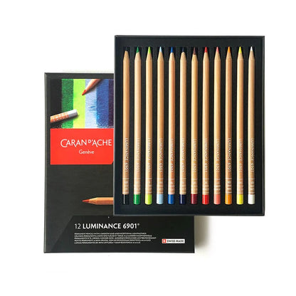Caran DAche Luminance 6901 Coloured Pencil Box of 12