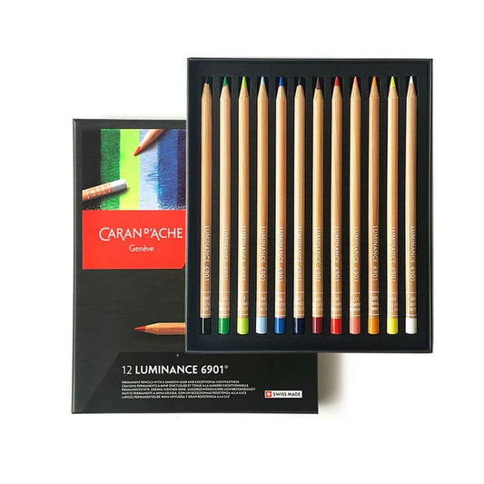 Caran DAche Luminance 6901 Coloured Pencil Box of 12