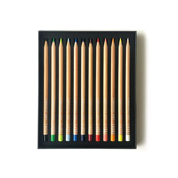 Caran DAche Luminance 6901 Coloured Pencil Box of 12
