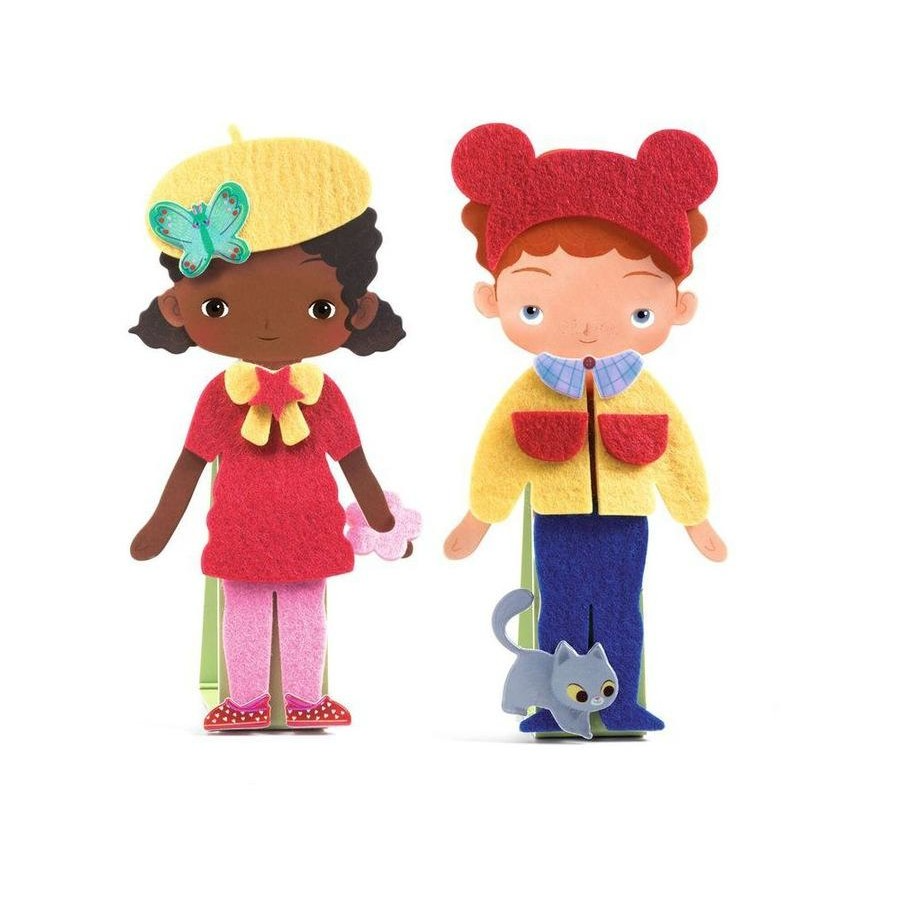 Djeco Felt Dress Up Collage Set
