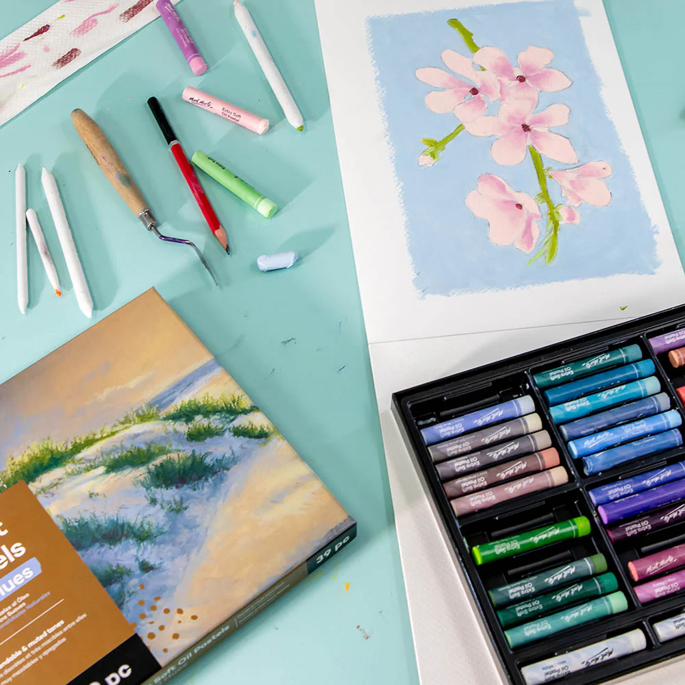 Mont Marte Extra Soft Oil Pastels Natural Hue 39pc image 6