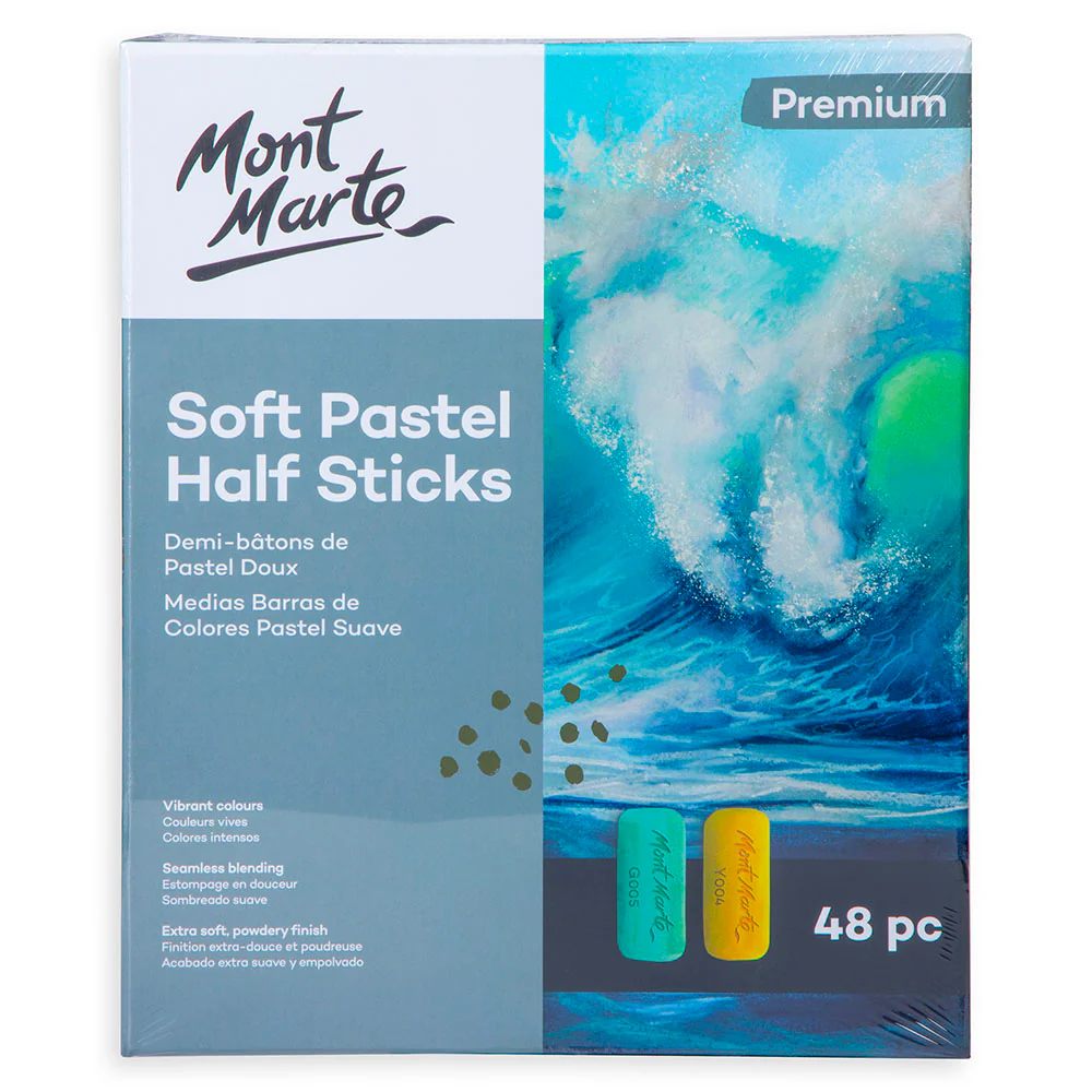 Mont Marte Soft Pastel Half Sticks 48pc Default Title