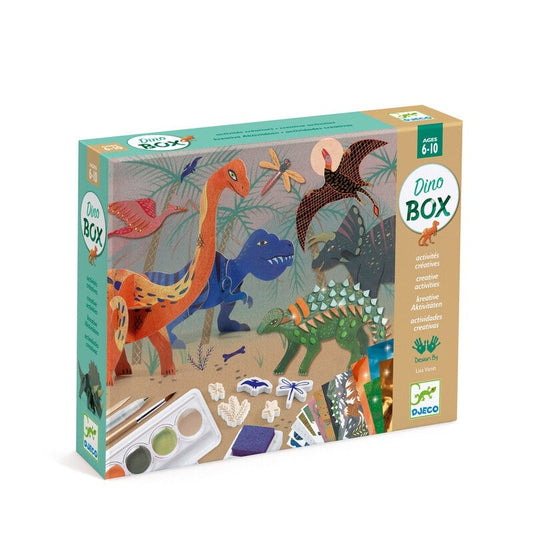 Djeco - The World of Dinosaurs Multi Craft Box Kit