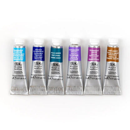 WN Prof. Watercolour Set 6x5ml Granulating