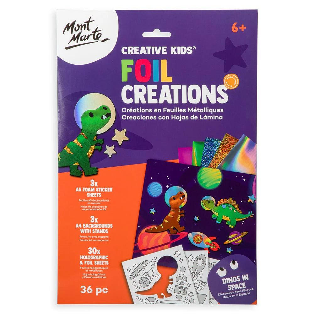 Mont Marte Foil Creations - Dinos in Space