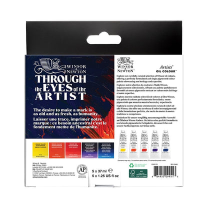 Winsor and Newton Artists Oil Colour Set 5x37ml