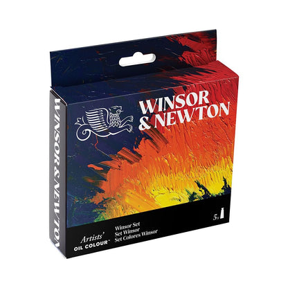 Winsor and Newton Artists Oil Colour Set 5x37ml