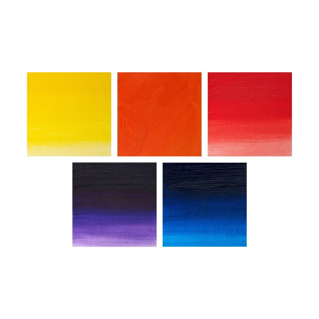 Winsor and Newton Artists Oil Colour Set 5x37ml