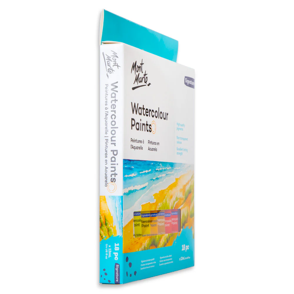 Mont Marte Watercolour Paint Set 18pc x 12ml