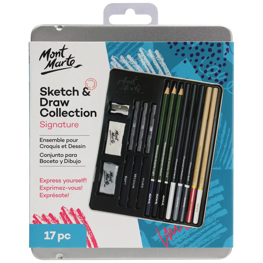 Mont Marte Sketch and Draw Collection 17pce
