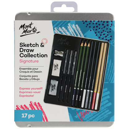 Mont Marte Sketch and Draw Collection 17pce
