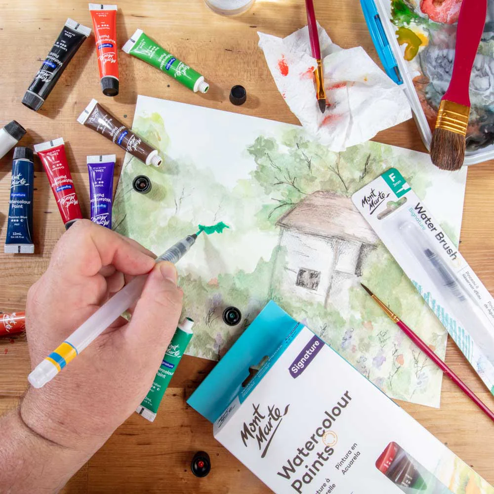 Mont Marte Watercolour Paint Set 12pc x 12ml