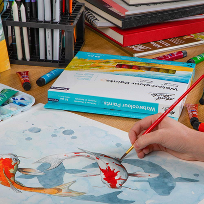 Mont Marte Watercolour Paint Set 24pc x 12ml