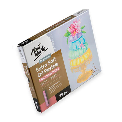 Mont Marte Extra Soft Oil Pastels Macaron Hue 39pc