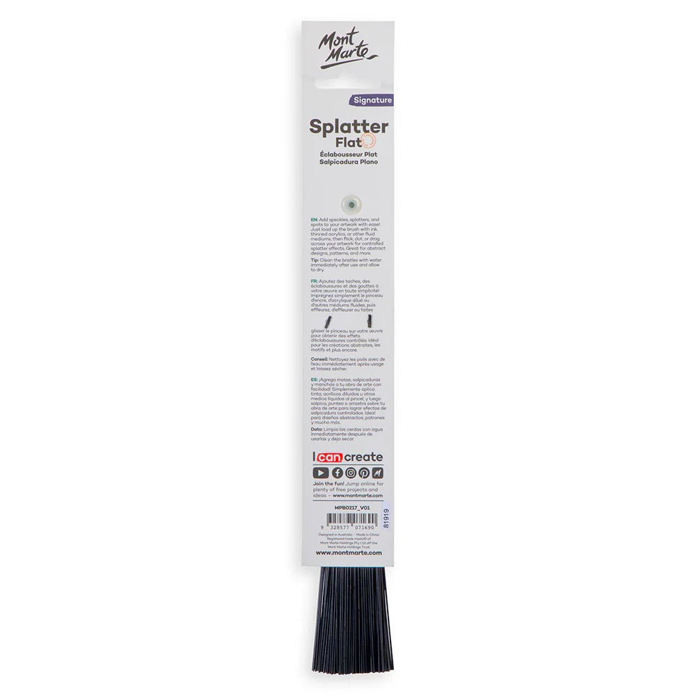 Mont Marte Splatter Brush FLAT