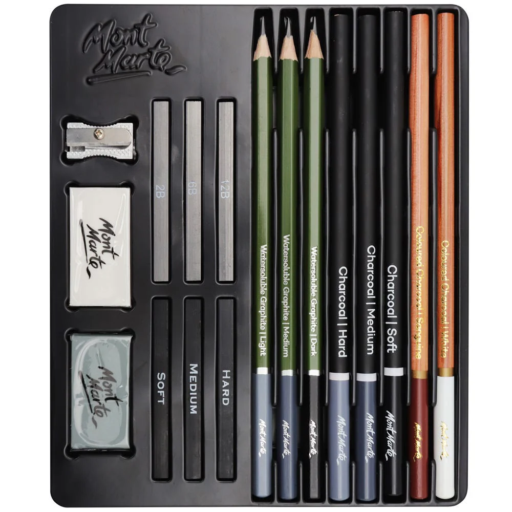 Mont Marte Sketch and Draw Collection 17pce