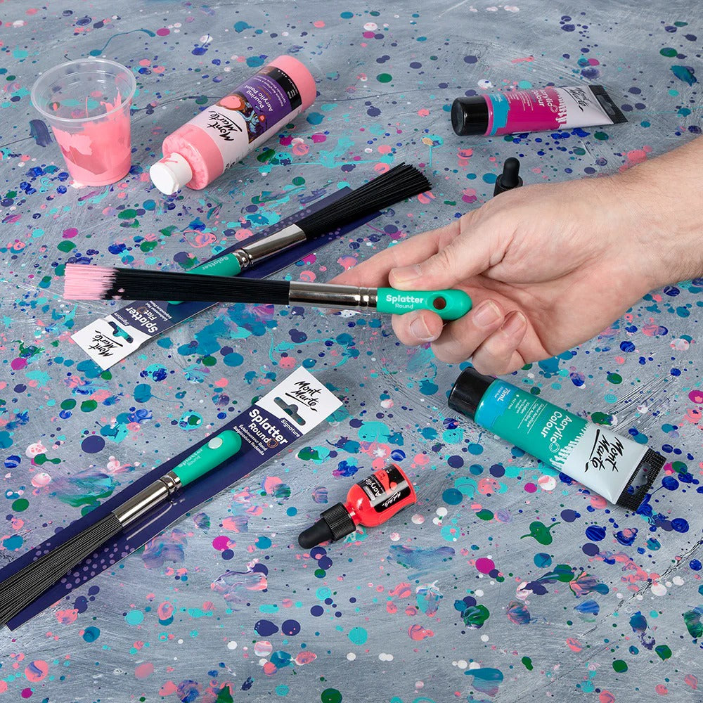 Mont Marte Splatter Brush ROUND